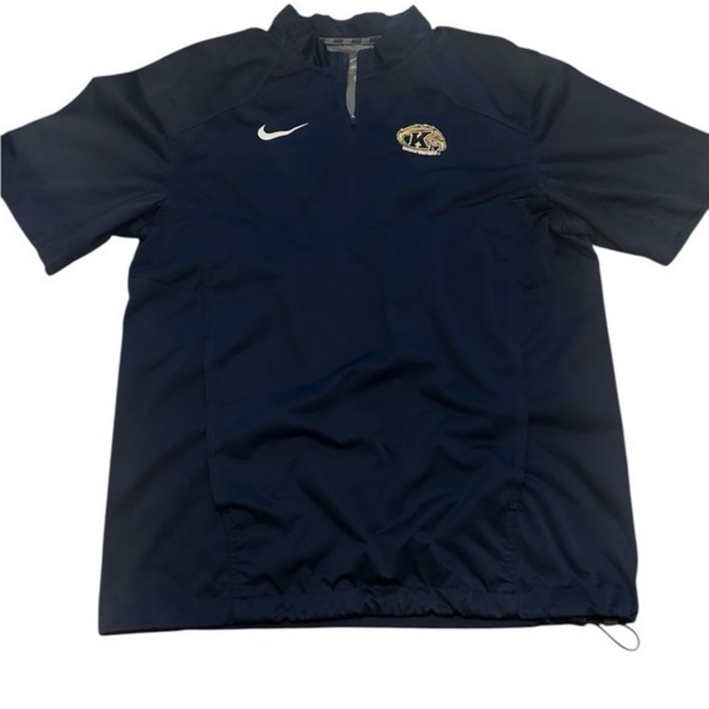Nike Kent State Short Sleeve Windbreaker - Mens Size Small - Navy Blue
